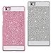 Produktbild 2pcs P8 Lite Case,Asnlove Étui PC Housse Ultra Mince Cover Brillant Coque Dure Protection de Téléphone Pour Huawei P8 Lite,Argent Rosa