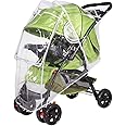 SONARIN Universal Portable Rain Cover for Pushchair, Pram, Stroller, Buggy and All sonarin Stroller,Water Resistant and Durable Baby Protection Rain Shield