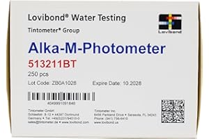 Lovibond - Alka-M-Photometer Tablets | Total Alkalinity Testing | Photometer Compatible | 250 Tablets | Suitable for Pools, Drinking Water, Industrial & Environmental Testing