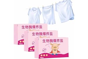 FUUZIO Multi-Functional Bio-Enzyme Cleaning Tablets, 2/3BOX Bio-Enzyme Explosive Salt for Clothes Pillowcases Curtains Shoes Etc, Active Biological Enzyme Washing