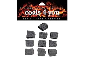 COALS 4 YOU NW LTD 20 Gas Fire Medium Coals Replacement Replacements/Bio Fuels/Ceramic/Boxed IN BRANDED COALS 4 YOU PACKAGING