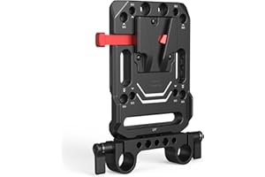 SMALLRIG V Mount Battery Plate Placa de Batería con 15mm LWS Rod Clamp, para NEEWER V Mount Battery PS099E - 3016