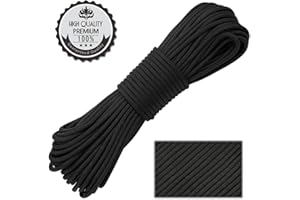 NASHARIA Paracord 550 Professionelles Nylon Outdoor Seil 31m lang 4mm dick - Kernmantel Seil aus 9 Kernfäden aus reißfestem Nylon Fallschirmschnur 250KG Bruchfestigkeit