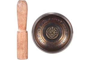 Btuty 2,8 cala ręcznie robiony tybetański dzwon metalowa miska śpiewająca z Strikerem dla buddyzmu medytacja buddyjska i relaks uzdrawiający