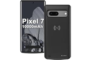 FRATERNIZE Akku-Hülle für Google Pixel 7 6,3 Zoll, 10000 mAh, leistungsstark, wiederaufladbar, erweitertes Backup-Ladegerät für Google Pixel 7 5G (nicht für Pixel 7 Pro)
