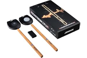 AeroBand PocketDrum 2 Plus Air Drum Set Air Drumsticks, Virtual Electric Drum Set With Pedals, Bluetooth, MIDI Function, Electronic Drums for Adults, Kids, Gift