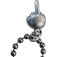 Eurofusioni Portachiavi Emoticon Mano Dito Medio metallo placcato argento. Ciondolo zaino ispirato Emoji whatsapp mani. Idea 