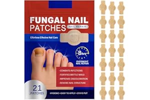Generisch Pilz-Nagel-Patches, Nagelpflaster, Nail Patches, Pilz-Nagelbehandlungs-Patches, Nagel Reparatur Pflaster, Pflaster Zehennagel, Zehennagel Korrektur Patch, Nagelpflegeprodukte, (21 Stück)