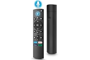 LOUTOC Télécommande de Remplacement pour Sansui, télécommande vocale pour Fire Stick(2nd Gen/3rd Gen/4K/4K Max/Lite), pour Fire TV Cube(1st Gen/2nd Gen/3rd Gen)