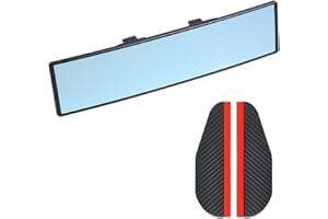 HDGSAFD 1 sztuka wewnętrzne lusterko wsteczne i osłona przeciwdeszczowa do lusterka wstecznego 1 para, lusterko wsteczne antyodblaskowe, zakrzywione lusterko wsteczne, akcesoria samochodowe