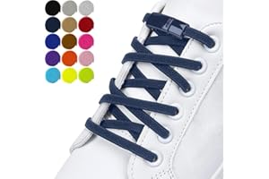 DALLAR Cordones Elásticos sin nudo - Cordones Ajustables y resistentes - Aptos en Zapatos y Zapatillas - Para Niños y Adultos