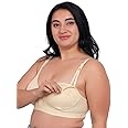 Fabme Women's Cotton Nursing, Maternity, Feeding, Seamless Regular Bra