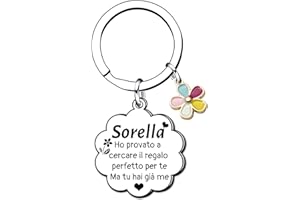 VZIUYTRE Regalo Portachiavi ZiA Regalo ZiA donna Portachiavi Regalo per la festa della mamma Regalo di Laurea Compleanno