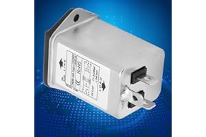 Jeanoko CW2B-10A-T EMI-Filter Reaktanztyp mit Sicherungssockel Gebäudeautomation 125 / 250V für Präzisionsmessgeräte