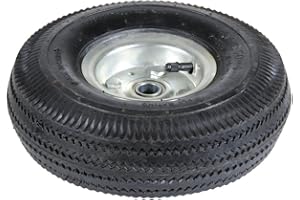 VERDELOOK Ruota di Ricambio per Carrello portatutto con codice 80/8, Diametro 26 cm, Nero