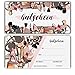 Produktbild 50 Gutscheinkarten Kosmetikstudio – Retro VINTAGE BEAUTY Gutscheine Geschenkgutscheine Kosmetikerin Friseur Frisör Kosmetiker Wellness Make-up Parfum Parfümerie Betrag frei wählbar Nagelstudio