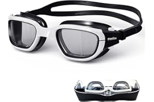MEEKBOS Lunettes de Natation, Lunette Piscine Adulte Anti-buée pour Adultes Hommes Femmes