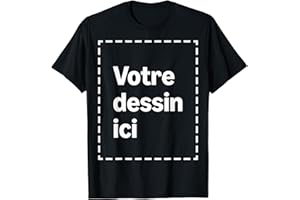 MODIFY BY AMAZON MERCH ON DEMAND T-Shirt Personnalisé Avec Votre Image Sur Le Devant
