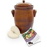 Pentola Per Fermentazione In Gres 10 Litri K&K - Per Crauti, Verdure E Molto Altro - Foto 7