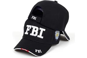 FHHYY Baseball cap hat cap New fbi letter embroidered baseball cap men women hip hop fashion cotton dad hats outdoor parasol hat adjustable sport caps