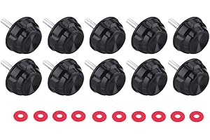 SOLUPTANISU Angelrolle Griff Ersatz,ning Reel Schraube Praktische Dule Schraubkappen Abdengen mit Dichtungen füln ning Knob Power Zubehör, 10 Stck d ersatile rbel,ning Reel Griff Schraube angelrolle zubehör