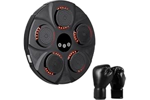 AYYDS Electronic Music Boxing Machine, Bluetooth Boxing Machine, Music Boxer, Wall Boxing Training Equipment for Adults Children, Boxing Trainer for Home Exercises, Stress Relief