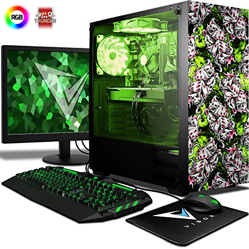 VIBOX Pyro RMR780-375 Gaming PC Ordenador de sobremesa con Cup n de Juego 22 HD Monitor 4 3GHz AMD Ryzen 8-Core Procesador Radeon RX 580 Tarjeta Grafica 16GB DDR4 RAM 2TB HDD Sin OS VIBOX Pyro RMR780-375 Gaming PC Ordenador de sobremesa con Cup n de Juego 22 HD Monitor 4 3GHz AMD Ryzen 8-Core Procesador Radeon RX 580 Tarjeta Grafica 16GB DDR4 RAM 2TB HDD Sin OS