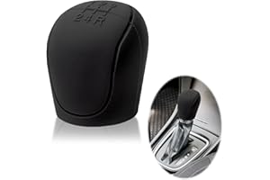 Miunpri Copertura per pomello del cambio, copertura per leva del cambio, in silicone, universale, colore: nero