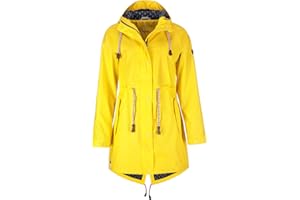 FRIESEN FRIESENNERZ Friesennerz Damen Regenjacke 'Oh! Nass'is!' II mit Innenfutter - Regenmantel Outdoorjacke Regenparka wasserdicht modisch tailliert
