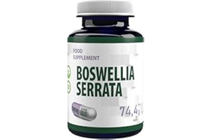 Hepatica Boswellia Serrata (Indian Frankincense) 10:1 Extract – 5000mg Equivalent | 120 Vegan Capsules | High-Strength Joint, Inflammation & Mobility Support | 3rd Party Lab Tested | No Fillers