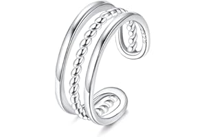 ORAZIO S925 Sterling Silber Zehenringe für Frauen Pfeil Unendlichkeit Vintage keltischen Knoten Gänseblümchen Blume stilvolle Zehenringe verstellbare Zehenband Ringe Sommer Strand Fuß Schmuck Set