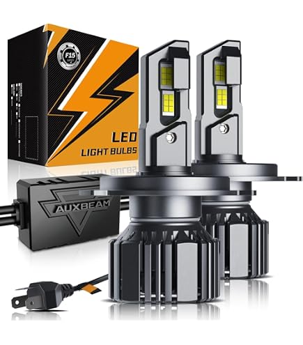 Termitor H4/9003/HB2 LED Bulbs, 22000LM Ultra Brightness 6000K Cool White, 1:1 Halogen Size Plug And Play Canbus Ready Ip68 Waterproof Pack Of 2 Tamano H4 9003 Hb2
