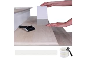 BangShou 15-Pack Non-Slip Stair Treads 3.9" x 23.6", Self-Adhesive Transparent Tape, Anti-Slip Step Strips, Safety Stickers for Indoor and Outdoor Steps, Ramps&Walkways