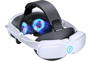 YOGES Head Strap kompatibel mit Oculus Quest 2 Elite Strap, Quest2 Accessories Zubehör Kopf Headset Einstellbar Kopfpolster Kopfgurt Ersatz Kopfband Headstrap Komfort in VR Q1