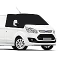 LC-AUTO Windshield Cover Front Windscreen Wrap Cover for F-ord Transit Custom Oxford Sunshades Waterproof Weatherproof Camping Snow Cover Blind Blocking Anti-Frost External Blackout Screen