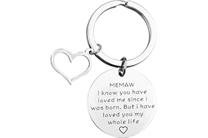 KUIYAI Grandmother Gift Mother’s Day Gift Birthday Gift Memaw I Know You Have Loved Since I Was Born But I Have Loved You My Whole Life Grandmom Gift Ideas From Grandchildren