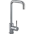 Bristan LMN EFSNK BN Lemon Easyfit Kitchen Sink Mixer Tap with Swivel Spout, Brushed Nickel