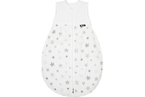 Alvi Schlafsack Baby Mäxchen light I leichter Babyschlafsack ärmellos I Sommerschlafsack Jungen und Mädchen I 100% Baumwolle