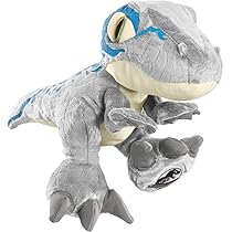 Schmidt Spiele Peluche Azul De Jurassic World – 16 Cm, Suave Y Original De Universal, Regalo Para Fans De Dinosaurios
