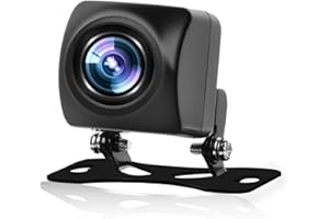 Hikity AHD y CVBS Cámara de Marcha Atrás HD de Visión Nocturna Cámara de Seguridad para Coche Impermeable IP68 Gran Angular de 170 ° para Automóviles/Camiones/Caravanas/Furgoneta de 12V