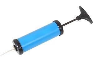 BLUE SKY - Pompe À Ballon - Gonflable - 046583 - Noir - Plastique - 20 cm x 9 cm - Gonfleur - Football - À Partir de 14 ans