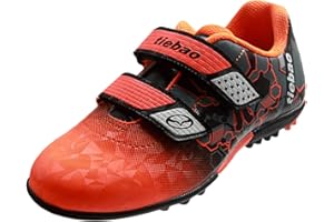 rismart TieBao Bambini Ragazzi Scarpe da Calcio Artificiale Turf Sneakers da Allenamento per I Giovani