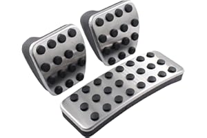 DOO ENGY Pedalabdeckung Pedalkappen Pedalsatz Bremspedal Fußpedal Gaspedal Pedale Abdeckung für A B GL M R Klasse W169 W168 W176 W246 W242 W245 X164 X166 X156 W166 W164 W251 CLA C117 Schaltgetriebe Schaltung