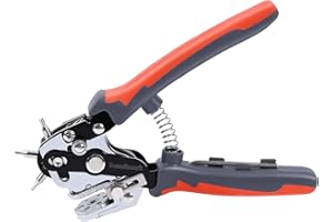 Towallmark Locher Werkzeug, Locher Multifunktions für Leder, Gummi, Kunststoff, Pappe, Arbeitsersparnis & tragbarer Locher