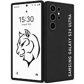 URUCHI Samsung S24 Ultra ile Uyumlu Kılıf, İ&ccedil;i Kadife Kaplamalı İnce Sıvı Silikon Kapalı Kamera Tam Koruma Yumuşak Silikon Ka