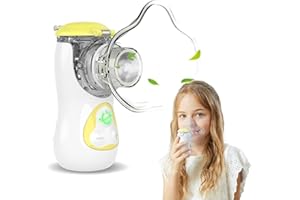 ‎FEELLIFE FEELLIFE Inhalationsgerät Kinder, Inhalationsgerät Inhaliergeräte für Erwachsene Inhalator Vernebler Inhaliergerät Nebulizer Inhalator Baby Air Kids Inhaliergerät Mini Aerosol Inhalator Leiser