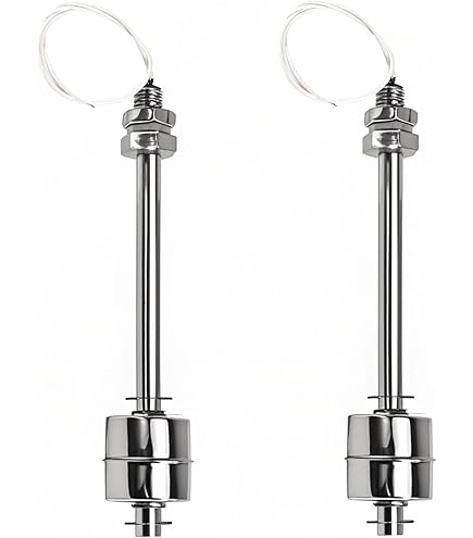 2 Stück Füllstandsanzeiger Mit Schwimmerschalter - PP Kunststoff Für Garten, Aquarium & Pool (10W, 52mm)