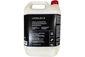 LYSSOLEN - Abrillantador Protector para Suelos de Madera - Limpiador y Friegasuelos Eficaz que Realza el Brillo Natural - Ideal para el Cuidado y Uso Diario de Suelos Parquet Barnizados 5 Litros