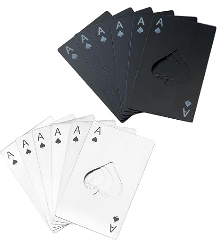 1 Stück Kreativer Kreditkarten-Flaschenöffner Im Ace Of Spades Design