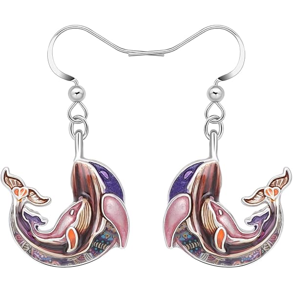 Orecchini A Goccia Sottomarini Divertenti, Spia, Segreti, Kitsch, Argento Placcato, Bluebubble UK